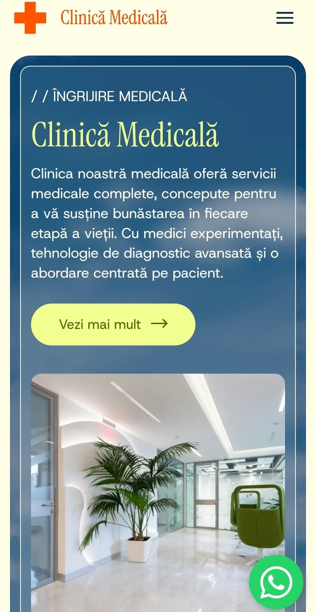 Site de Prezentare Clinica Medicala